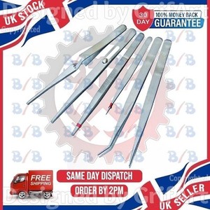 Set of 6 Precision Tweezers